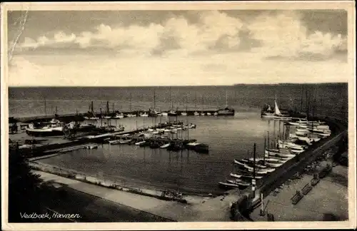 Ak Vedbæk Vedbaek Dänemark, Havnen, Segelboote im Hafen