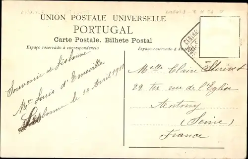 Ak Lisboa Lissabon Portugal, Praca Duque da Terceira