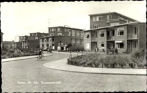 Ak Assen Drenthe Niederlande, Dr. Abr. Kuypersstraat