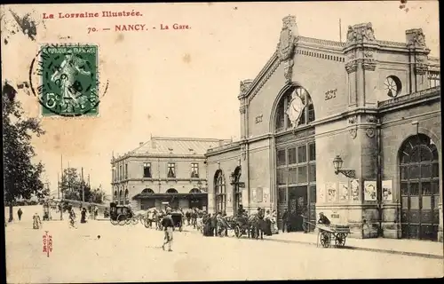 Ak Nancy Meurthe et Moselle, Bahnhof