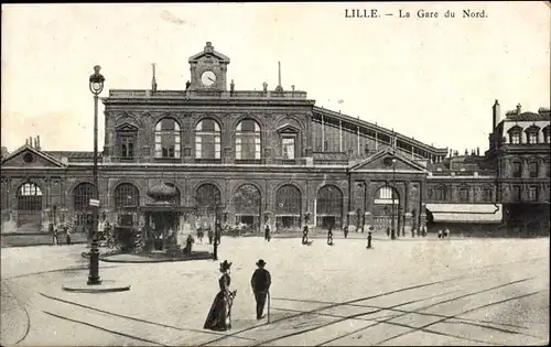 Ak Lille Nord, Partie am Bahnhof