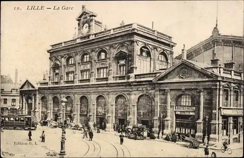 Ak Lille Nord, Bahnhof