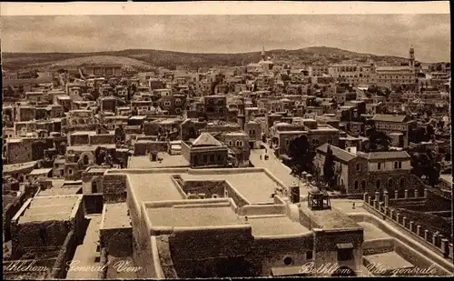 Ak Betlehem Palästina, Blick auf die Stadt