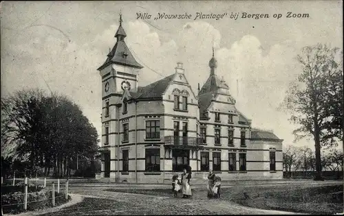 Ak Bergen op Zoom Nordbrabant Niederlande, Villa Wouwsche Plantage