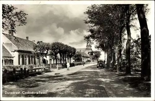 Ak De Cocksdorp Texel Nordholland Niederlande, Dorpstraat