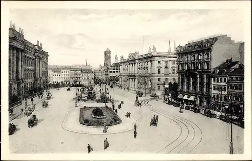 Ak Berlin Mitte, Schlossplatz, Begasbrunnen