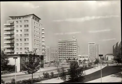 Ak Gera in Thüringen, Ernst-Thälmann-Str., Dr. -Rudolf-Breitscheid-Str.
