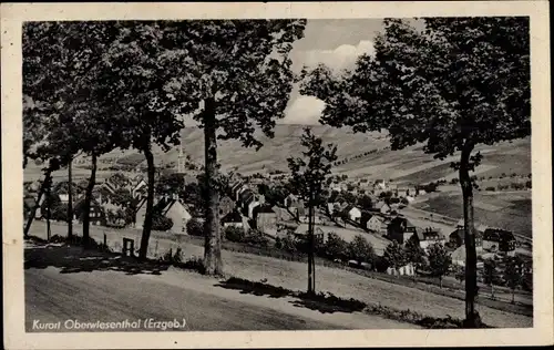 Ak Oberwiesenthal im Erzgebirge, Panorama