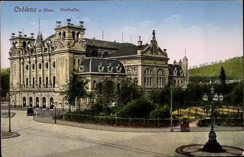 Ak Koblenz am Rhein, Festhalle