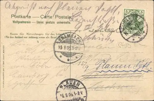 Ak Koblenz am Rhein, Das deutsche Eck, Kaiser Wilhelm Denkmal