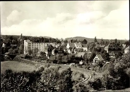 Ak Jößnitz Vogtland, FDGB Erholungsheim, Ortspartie