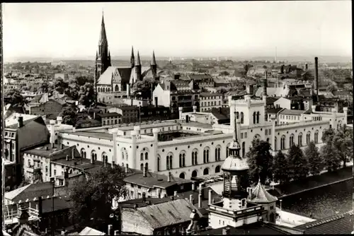 Ak Schwerin in Mecklenburg, Blick vom Dom, Arsenal