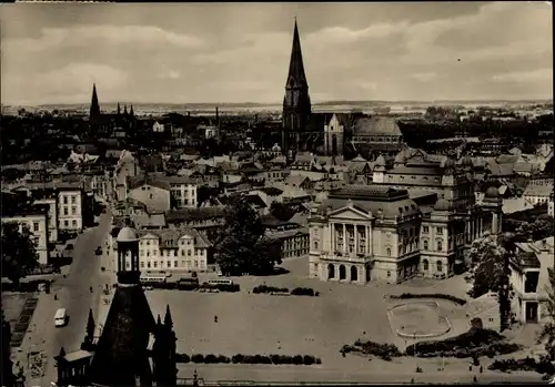 Ak Schwerin in Mecklenburg, Blick vom Schlossturm