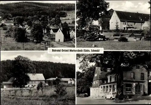 Ak Markersbach Bahratal Bad Gottleuba in Sachsen, Ortsansichten, Gasthaus