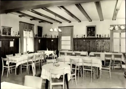 Ak Burg im Spreewald, Pension und Restaurant Waldschlösschen, Speiseraum