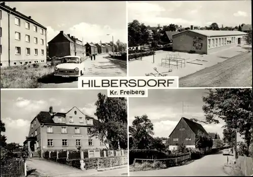 Ak Hilbersdorf Sachsen, Straßenpartien, Rat der Gemeinde