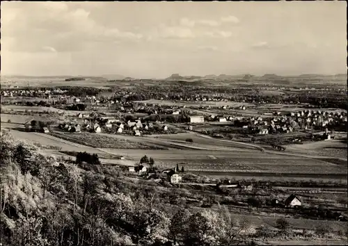 Ak Graupa Pirna in Sachsen, Blick von den Jagdwegen