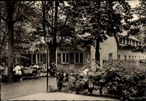 Ak Berggießhübel in Sachsen, Bergbaude Panoramahöhe mitten im Bergwald