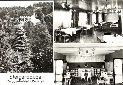 Ak Zwiesel Berggießhübel in Sachsen, Steigerbaude, Ferienheim des VEB Wilhelm Pieck Cottbus