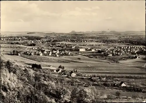 Ak Graupa Pirna in Sachsen, Blick von den Jagdwegen