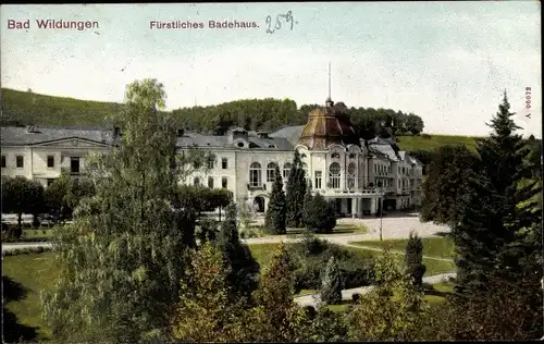 Ak Bad Wildungen in Nordhessen, Fürstliches Badehaus