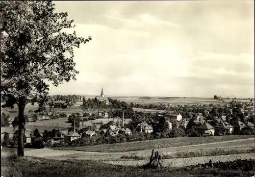 Ak Schleiz im Vogtland Thüringen, Gesamtansicht mit Bergkirche