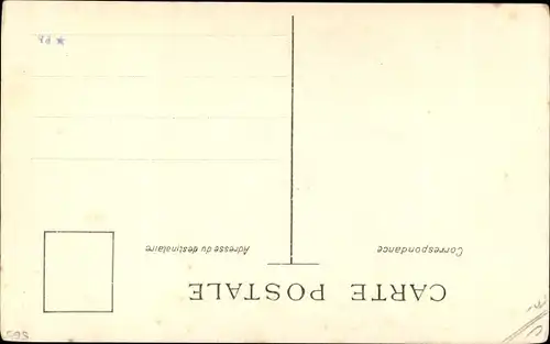 Künstler Ak Portrait einer Frau mit wehenden Haaren