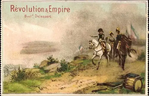 Künstler Ak Revolution & Empire, Boulevard Delessert