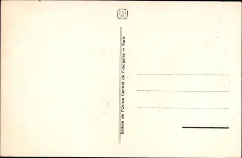 Künstler Ak Foy, Andre, Junge auf einem Schaukelpferd