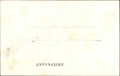 Künstler Ak Niederlande, Frau geht auf die Toilette, Uit de IIe Kamer, Groote Drukking in 't Centrum