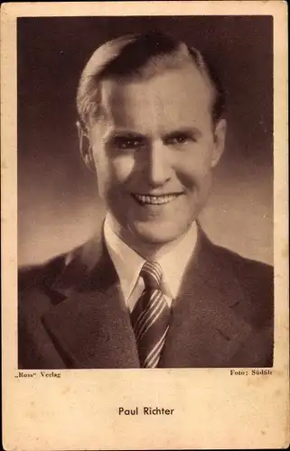 Ak Schauspieler Paul Richter, Ross Verlag