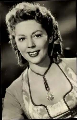 Ak Schauspielerin Anne Vernon, DEFA Film, Das Fräulein von Scuderi, Portrait