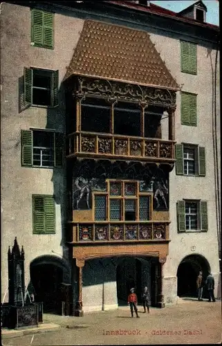 Ak Innsbruck in Tirol, Goldenes Dachl