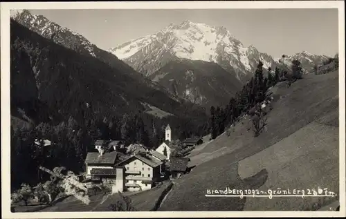 Ak Brandberg im Zillertal in Tirol, Teilansicht