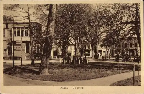 Ak Assen Drenthe Niederlande, De Brink