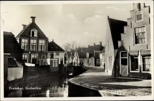 Ak Franeker Friesland Niederlande, Godsacker