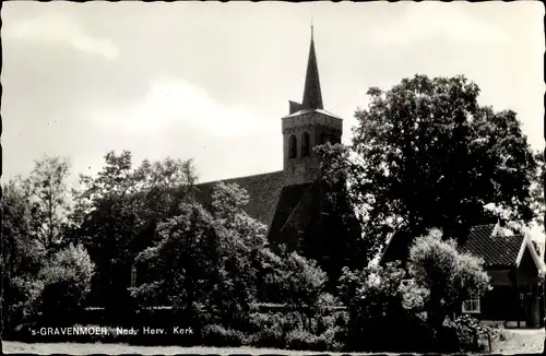 Ak 's Gravenmoer Nordbrabant, Ned. Herv. Kerk