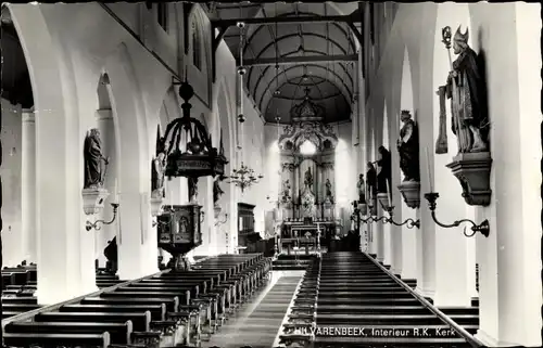 Ak Hilvarenbeek Nordbrabant, Interieur R. K. Kerk