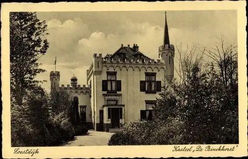 Ak Soestdijk Utrecht Niederlande, Kasteel De Binckhorst