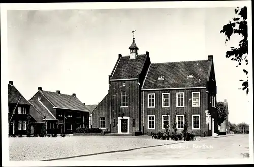 Ak Maasbracht Limburg Niederlande, Raadhuis