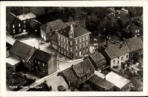 Ak Wijlre Limburg Niederlande, Hotel Heiligers, Luftbild