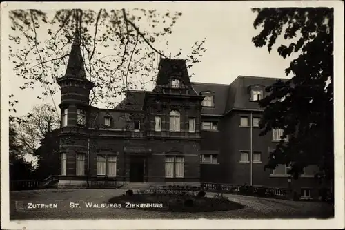 Ak Zutphen Gelderland, St. Walburgs Ziekenhuis