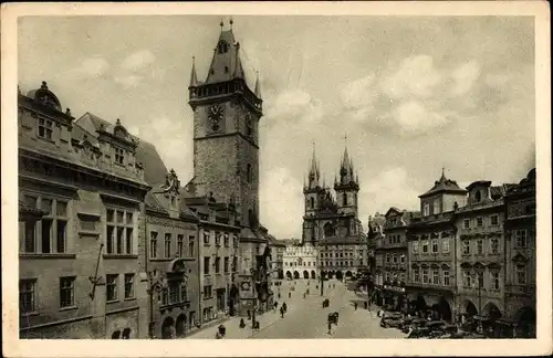 Ak Praha Prag Tschechien, Altstädter Ring, Staromestske namesti
