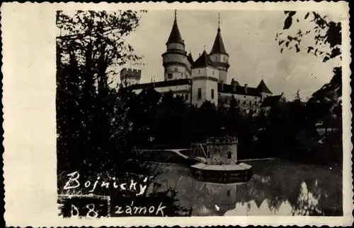 Foto Ak Bojnice Weinitz Bajmóc Slowakei, Bojnický zámok, Schloss