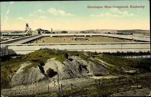 Ak Kimberley Südafrika, Duitspan Mine Compound