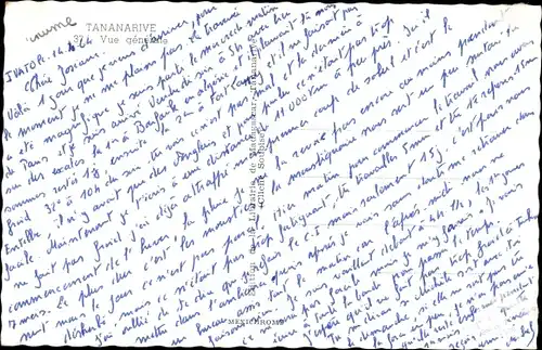 Ak Antananarivo Tananarive Madagaskar, Gesamtansicht