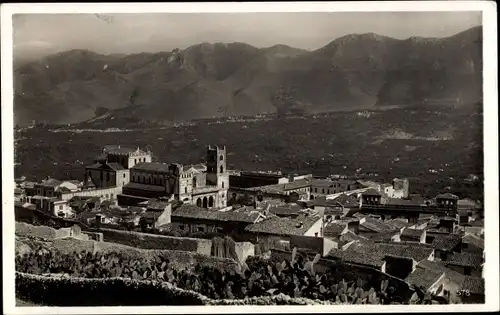 Ak Palermo Sizilien Sicilia Italien, Monreale, Panorama