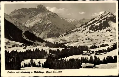 Ak Riezlern Mittelberg Vorarlberg, Hirschegg und Mittelberg, kleines Walsertal