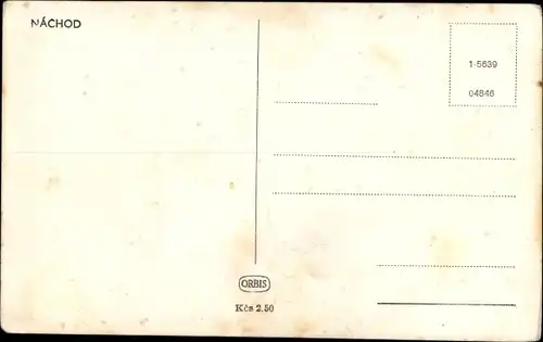 Ak Náchod Region Königgrätz, Stadtansicht