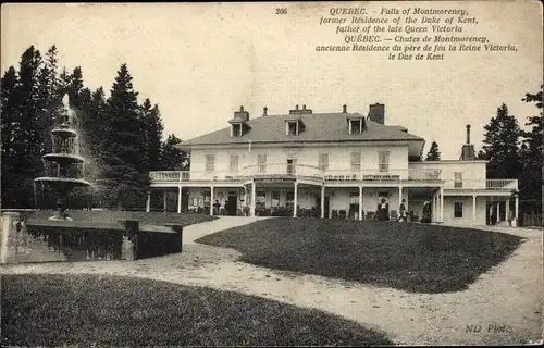 Ak Québec Kanada, Chateau de Montmorency